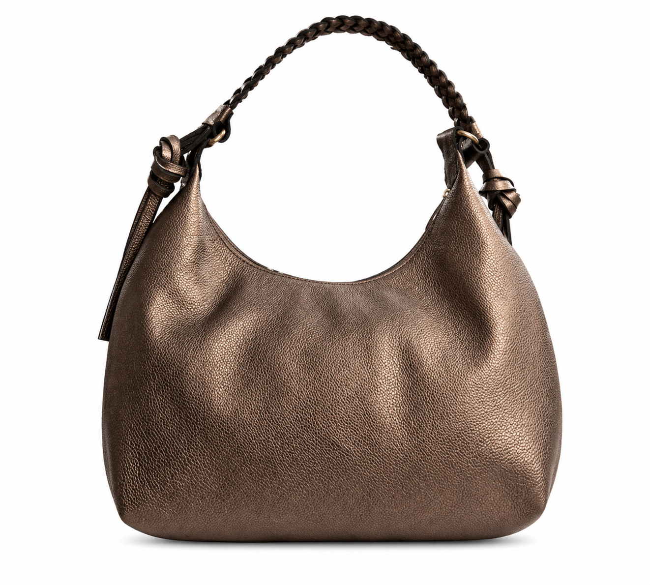 bronze shoulder bag