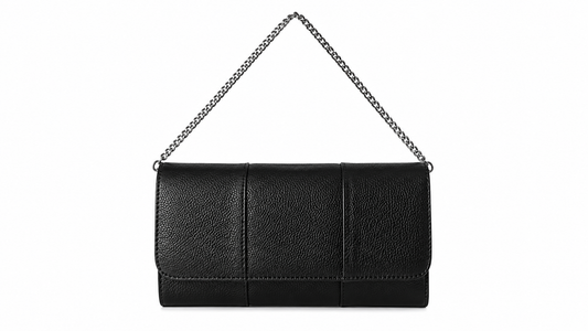 Tria Black Clutch