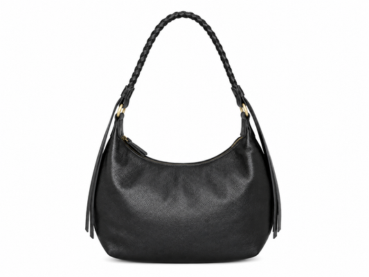 Black Braided Bag