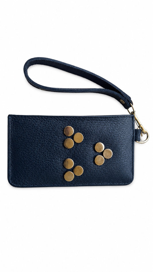 Dark Blue Card Holder