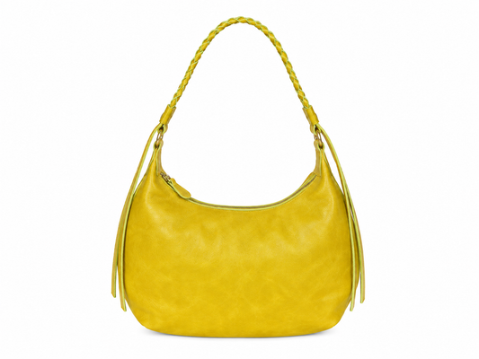 Mustard Braided Bag