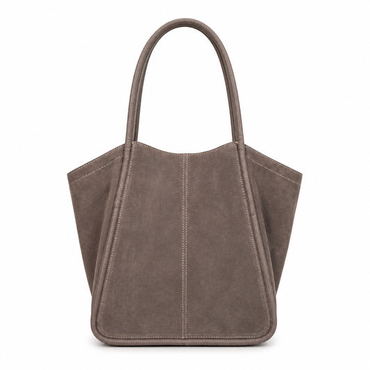 Dark Grey Suede Bags